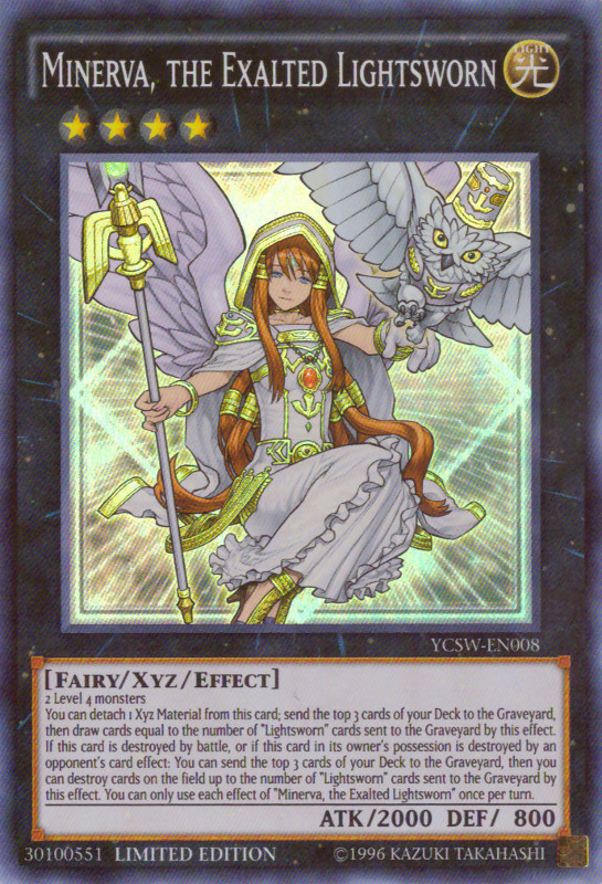 Minerva, the Exalted Lightsworn [YCSW-EN008] Super Rare