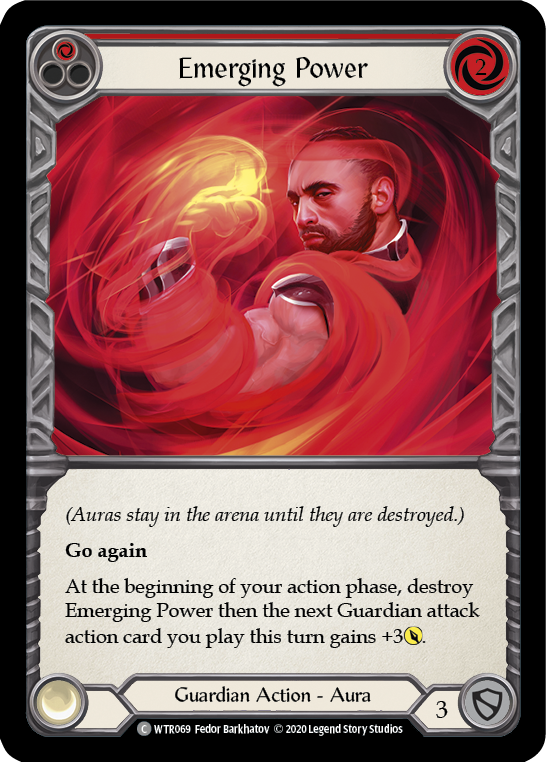 Emerging Power (Red) [WTR069] Unlimited Rainbow Foil