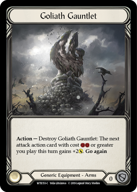 Goliath Gauntlet [WTR153-C] Alpha Print Cold Foil