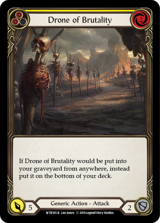 Drone of Brutality (Yellow) [WTR165-R] Alpha Print Normal