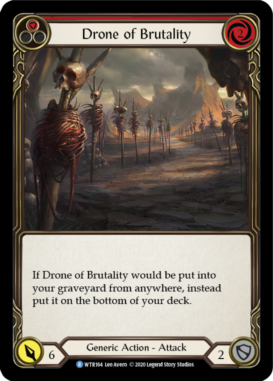 Drone of Brutality (Red) [WTR164] Unlimited Rainbow Foil